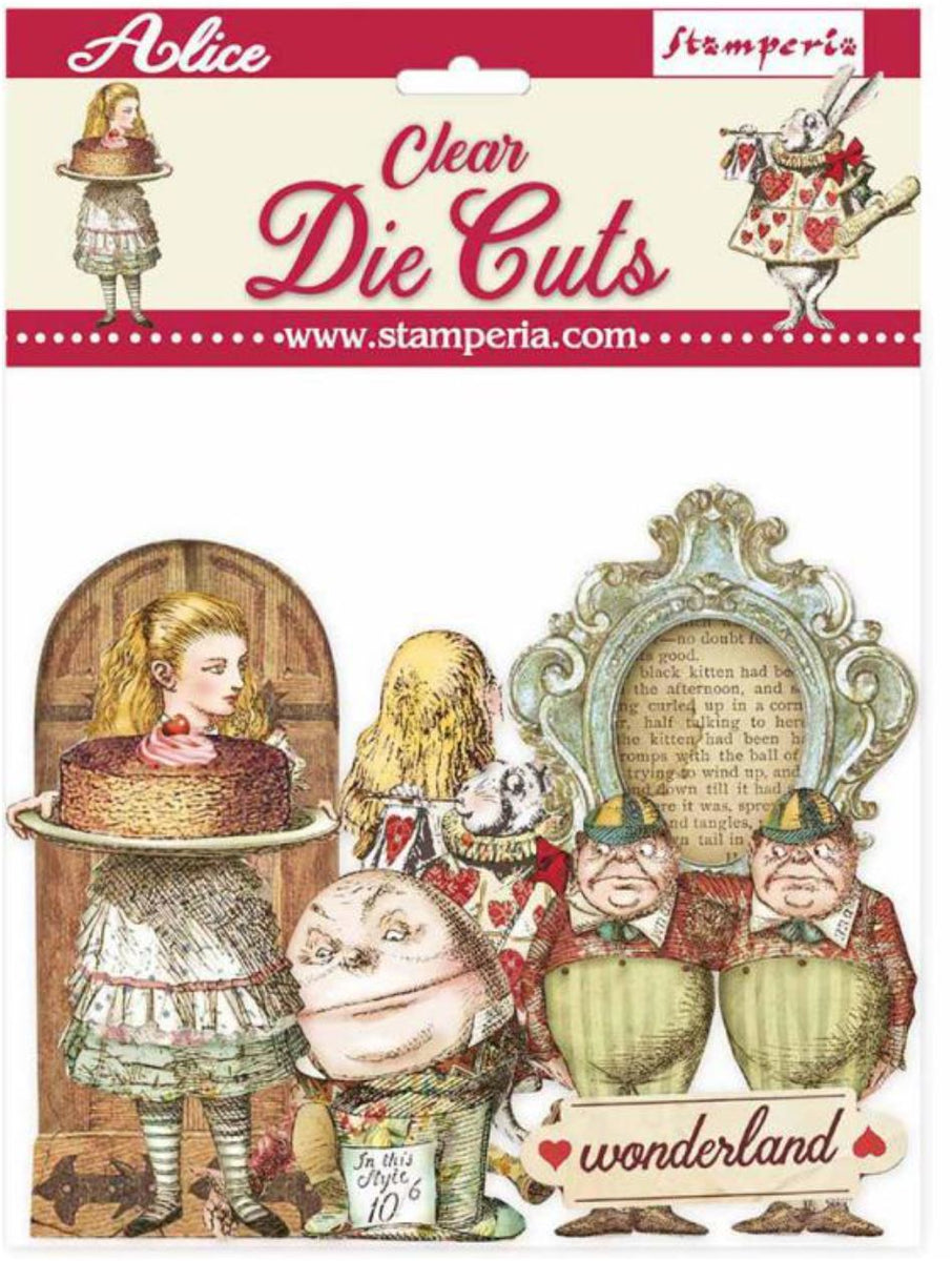 Stamperia Die-Cuts-Vintage Library