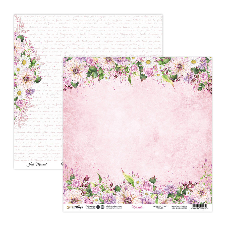 Scrapbooking Double Sided Paper 12 x 12, Card Stock, ScrapAndMe