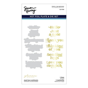 Spellbinders Glimmer Hot Foil Plate - Pre-Order Item