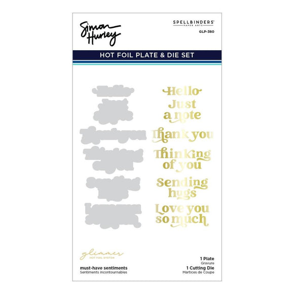 Spellbinders Glimmer Hot Foil Plate - Pre-Order Item