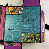 Graphic 45 Lets get artsy - step-by-step Tutorial: Handmade 8.5" x 8.5" x 4" Mini Album