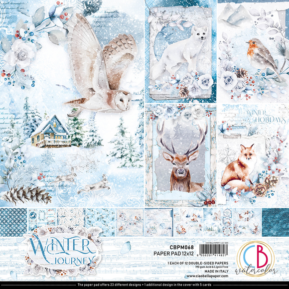 Ciao Bella, Winter Journey Paper Pad 12