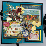 Graphic 45 Lets get artsy - step-by-step Tutorial: Handmade 8.5" x 8.5" x 4" Mini Album