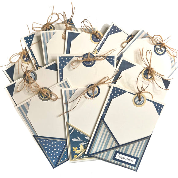 Triangle pocket tag cards tutorial