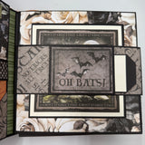 Ghostly Greetings Mini Album Tutorial 8.5x8.5x3.5