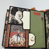 Ghostly Greetings Mini Album Tutorial 8.5x8.5x3.5