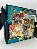 Graphic 45 Lets get artsy - step-by-step Tutorial: Handmade 8.5" x 8.5" x 4" Mini Album
