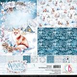 Ciao Bella, Winter Journey Patterns Pad 12"x12" 8/Pkg