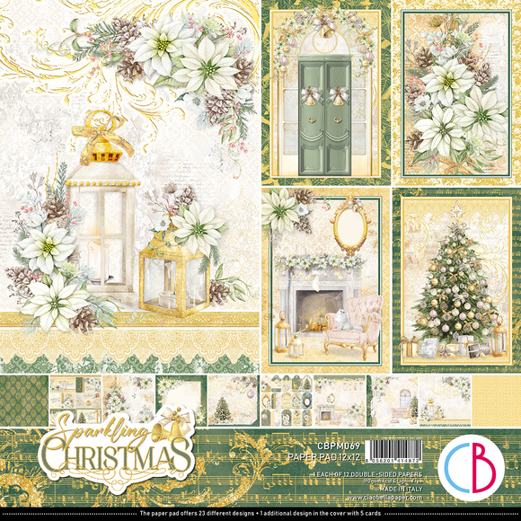 Ciao Bella, Sparkling Christmas Paper Pad 12