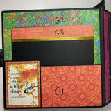 Graphic 45 Lets get artsy - step-by-step Tutorial: Handmade 8.5" x 8.5" x 4" Mini Album