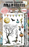 AALL And Create A6 Photopolymer Clear Stamp Set - Blood Moon Oak