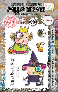 AALL And Create A7 Photopolymer Clear Stamp Set - Be Witchingly