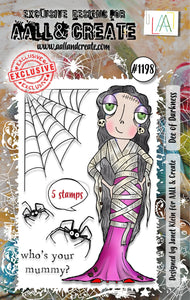 AALL And Create A7 Photopolymer Clear Stamp Set - Dee of Darkness