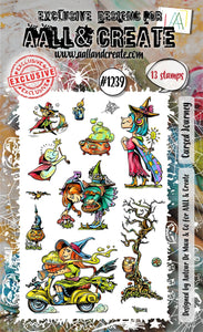 AALL And Create A6 Photopolymer Clear Stamp Set - Cursed Journey