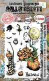 AALL And Create A6 Photopolymer Clear Stamp Set - Pumpkin Party