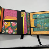 Graphic 45 Lets get artsy - step-by-step Tutorial: Handmade 8.5" x 8.5" x 4" Mini Album