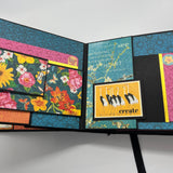 Graphic 45 Lets get artsy - step-by-step Tutorial: Handmade 8.5" x 8.5" x 4" Mini Album