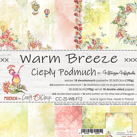 WARM BREEZE, Craft O'Clock, Paper Collection Set 8
