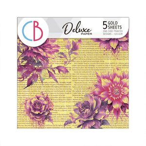 Ciao Bella, Ethereal Delux Pearl Paper  6"x6" 5/Pkg