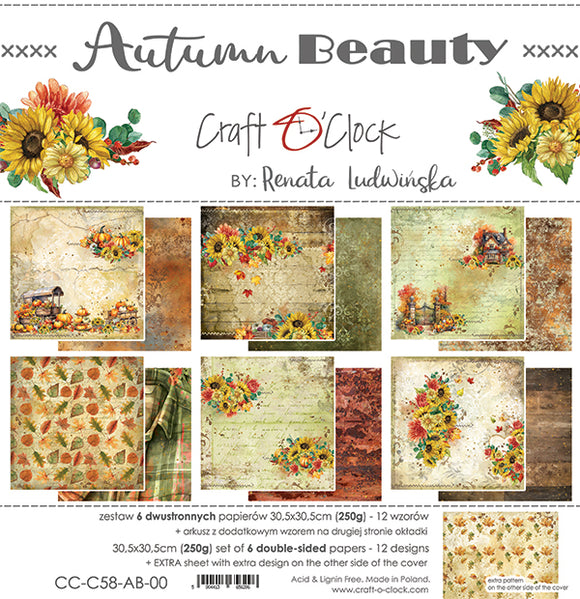 AUTUMN BEAUTY - set of papers 12