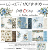 WINTER MORNING - set of papers 12"x12", Craft O'Clock