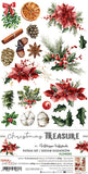 CHRISTMAS TREASURE - set of Accessories - Flowers, Craft O'Clock