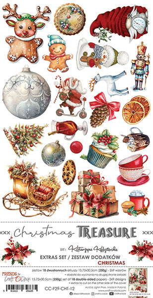 CHRISTMAS TREASURE - set of Accessories - Christmas, Craft O'Clock