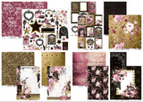 Mintay *** GLAM ROCK ***  set of 7, 1/ea  12 x12  Double Sided Designer Scrapbooking Paper, Cardstock