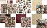 Mintay 12 x 12 Paper - Set of 7 single sheets - Antique Shop