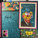 Graphic 45 Lets get artsy - step-by-step Tutorial: Handmade 8.5" x 8.5" x 4" Mini Album