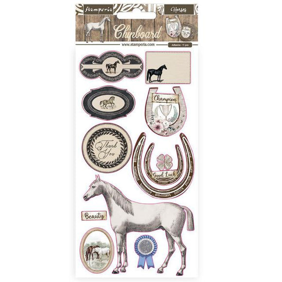 Stamperia  Romantic Horses Chipboard  stickers