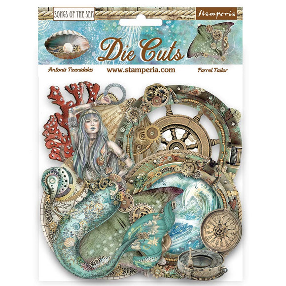 Songs of the Sea - Die Cuts Assorted - Creatures - Stamperia
