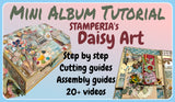Mini Album Tutorial - Stamperia - DAISY ART   10.5x8.5x3