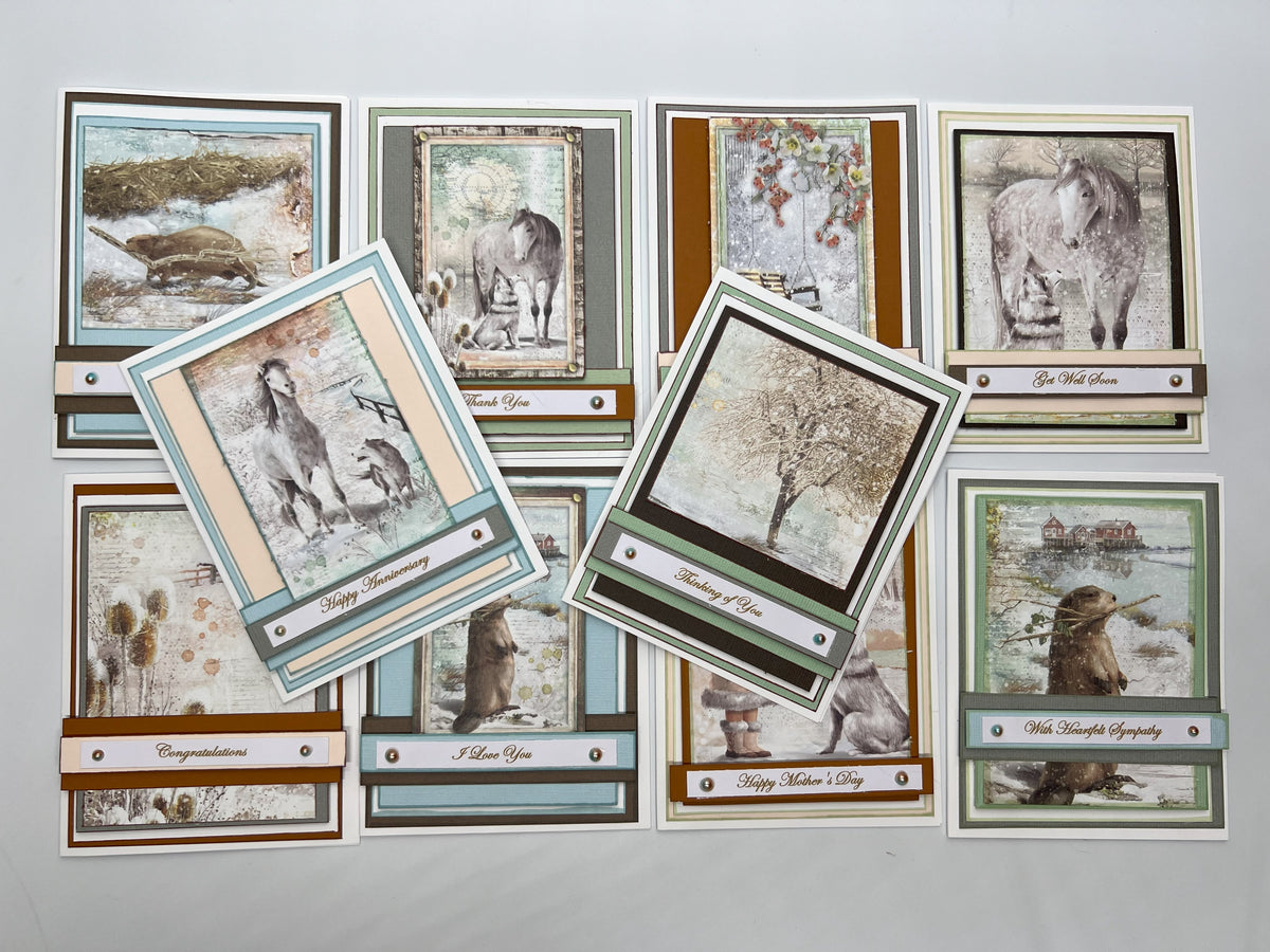 Set of cards step by step tutorial with beautiful images from Gift Of ...