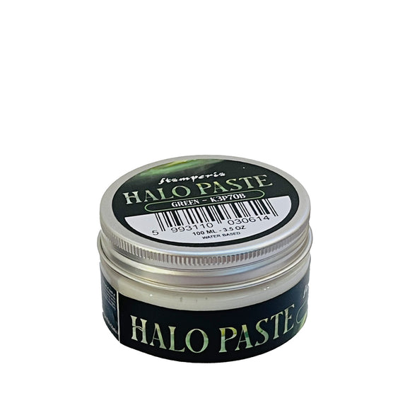 Pre-Order, Halo Paste 100ML 3.5oz  Green  - Stamperia