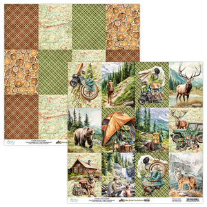 Mintay 12 x 12 paper Single sheet- The Great Outdoors 06