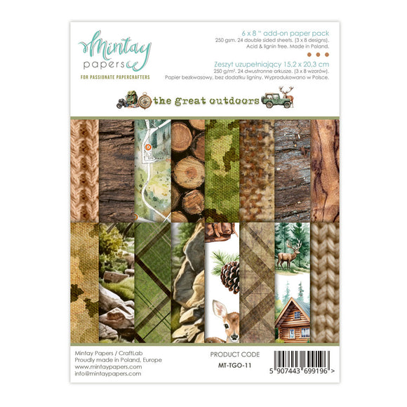 Mintay 6 x 8 Add-On Paper Pad - The Great Outdoors