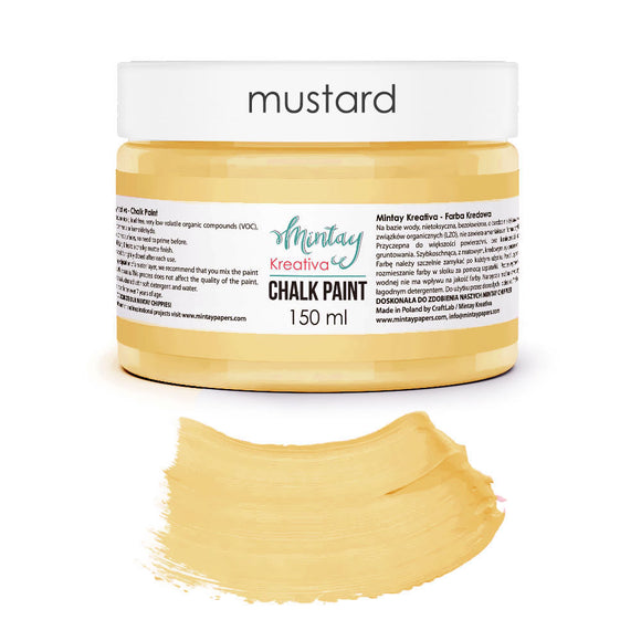 Mintay Kreativa Chalk Paint 150 ml - Mustard