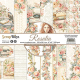 ROSALIA, Scrapboys 12 double sided 8x8, scrapbooking paper pack