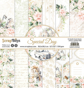 Special Day, scrapboys, 12 double sided 12x12, scrapbooking paper pack