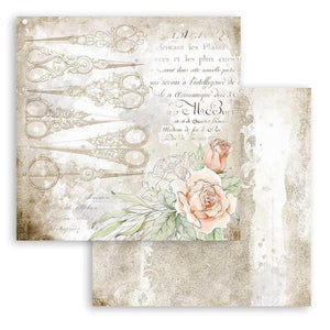 Stamperia Romantic Threads Double-Sided Cardstock 12"X12" Single Sheet SBB789