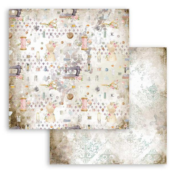 Stamperia Romantic Threads Double-Sided Cardstock 12