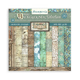 Songs of the Sea, Backgrounds, 12"x12" Scrapbooking paper pad 10 sheets - Stamperia