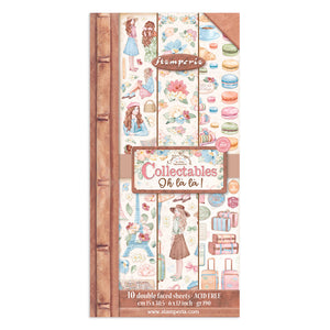 Stamperia, Scrapbooking Collectible elements for fussy cutting pack (12"X6") - Oh La La