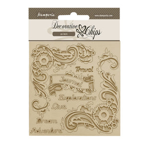 Songs of the Sea, Decorative Chips - Journal - Stamperia