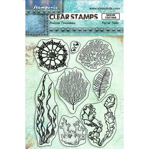 Songs of the Sea, Acrylic Stamp 14x18 cm - Corals , Stamperia