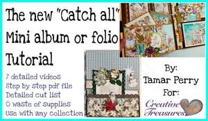 A "catch all" mini album or Folio tutorial for Any Collection, featuring Mintay Christmas Blessings and Autumn Splendor