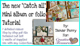 A "catch all" mini album or Folio tutorial for Any Collection, featuring Mintay Christmas Blessings and Autumn Splendor