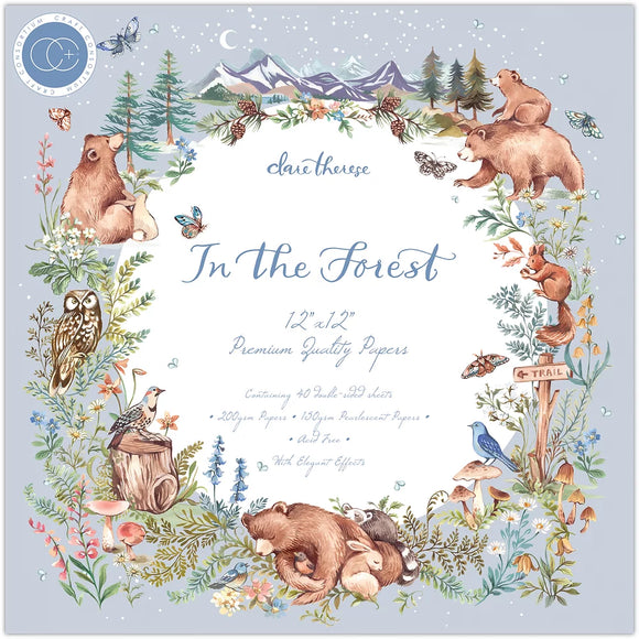 In the Forest - Craft Consortium, Double-Sided Premium Paper Pad 12