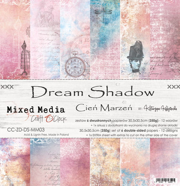 DREAM SHADOW, Craft O'Clock, Paper Collection Set 12